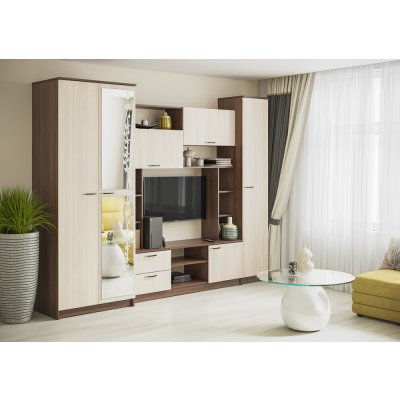 Стенка Марта-11 шимо темный/светлый