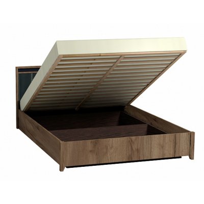 Кровать Nature Люкс с ПМ 160х200 Дуб табачный Craft