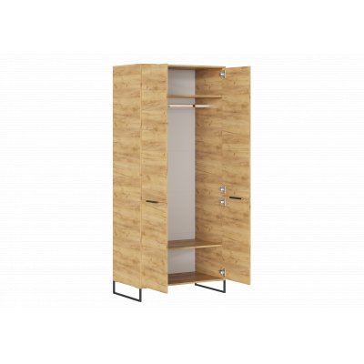 Шкаф 2-х дверный LOFT ШК-001 Дуб Крафт Золотой