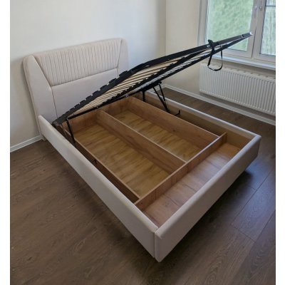 Кровать парящая Вега Сапфир Айвори с ПМ 180х200 11М