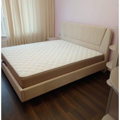 Кровать парящая Вега Сапфир Айвори с ПМ 180х200 11М