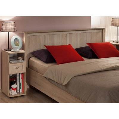 Кровать Sherlock 140х200 с ПМ Дуб Сонома