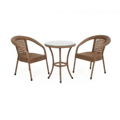 Кофейный комплект из искусственного ротанга DECO Капучино