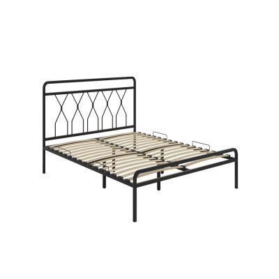Кровать металлическая Steel 160х200 Черный