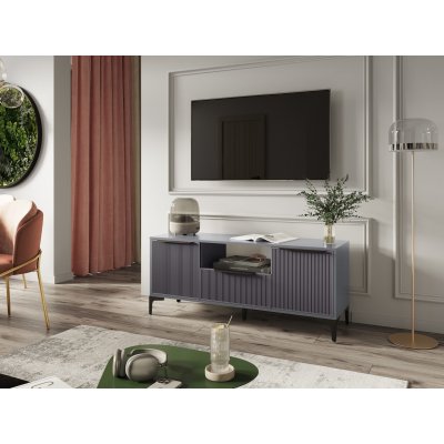 Тумба ТВ Кимберли 1,35 Графит Софт