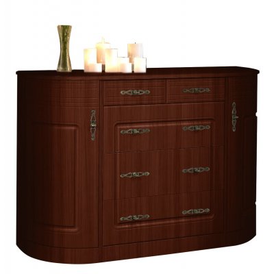Комодино Венеция В-13 орех итальянский