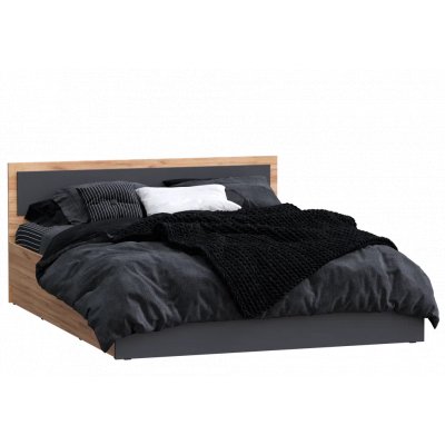 Миф Кровать Мартина 160х200 Дуб Крафт/Графит