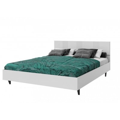 КМК Кровать Наоми 160х200 0888.6 белый глянец